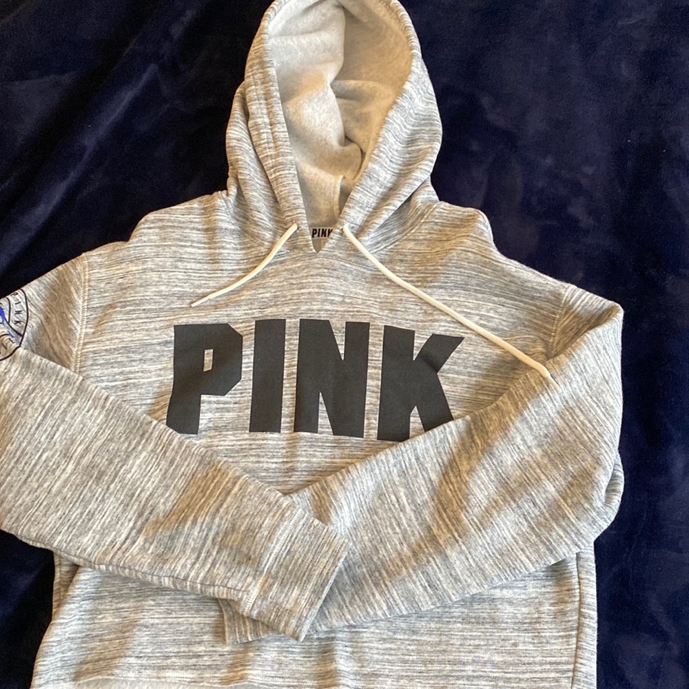 PINK Cropped Hoodie